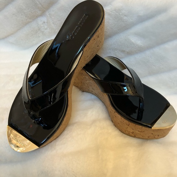 Jimmy Choo Shoes - Jimmy Choo patent leather wedge